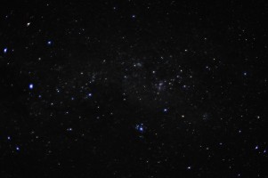 SA Night sky. Southern Cross at top left.